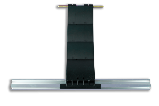 Hochschiebesicherung 4-gliedrig für 14 mm Profil 